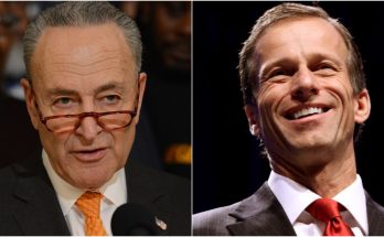 Senate Majority Leader Chuck Schumer and Minority Leader John Thune