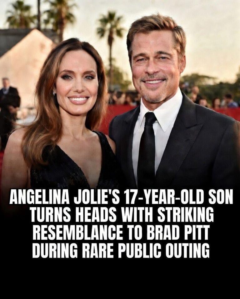 Wow! He is such a great example of genetics colliding beautifully. Angelina Jolie steps out with her 17-year-old son, and his mature look is drawing major attention.