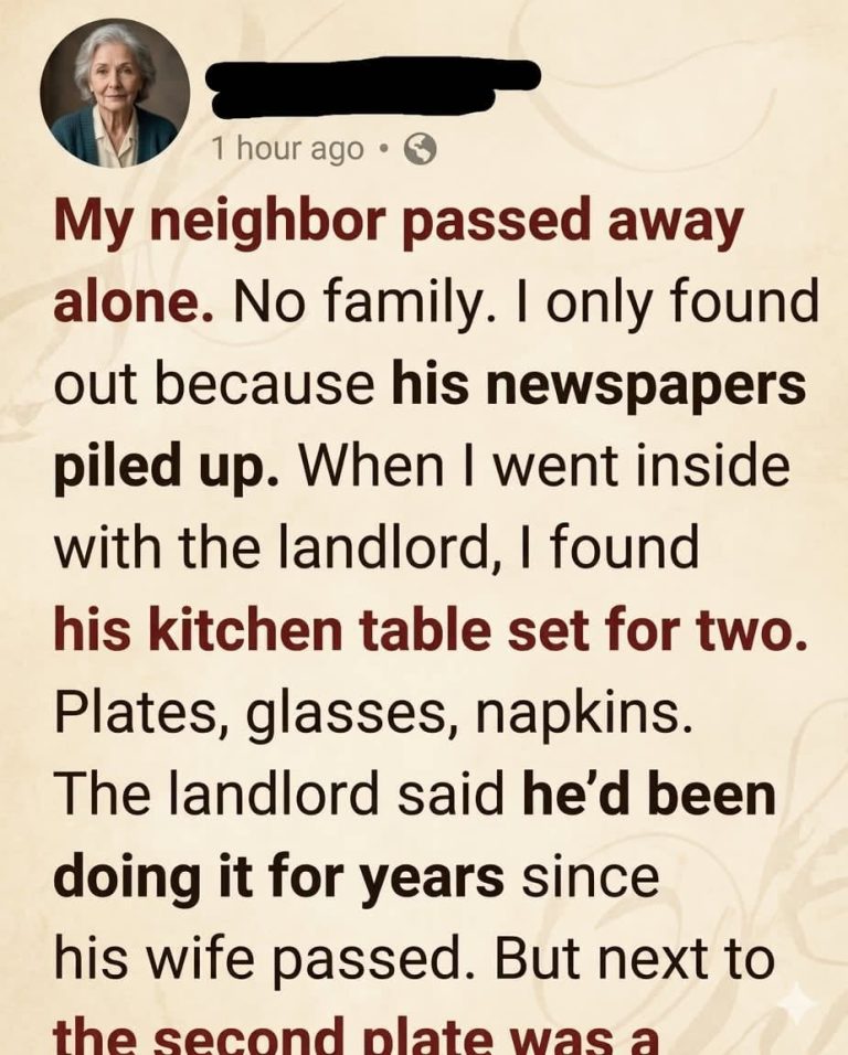 “He Set the Table for Two… for 20 Years After She Was Gone”
