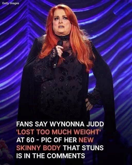Fans Notice Wynonna Judd, 60, ‘Lost Too Much Weight’ as She FIaunts ‘Skinny’ Look in Black PIunging Outfit