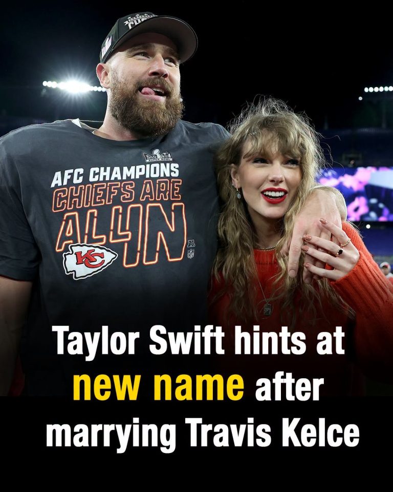 Taylor Swift hints at new name after marrying Travis Kelce