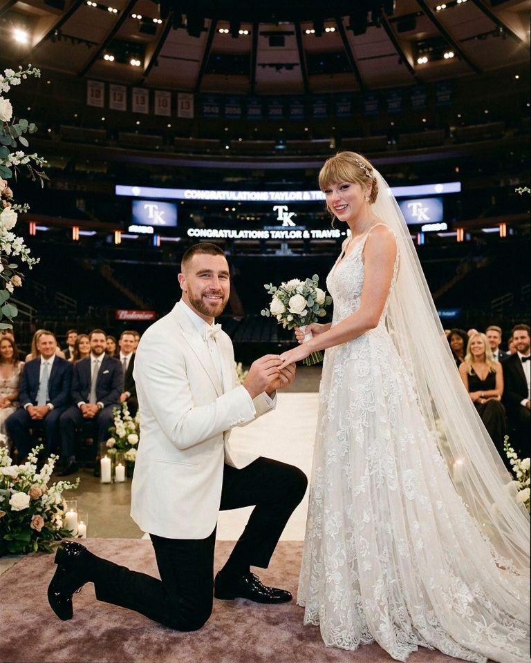 Taylor Swift and Travis Kelce officially tied the knot on July 3, 2026, in a highly publicized and star-studded ceremony held at Madison Square Garden in New York City.