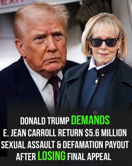Donald Trump demands E. Jean Carroll return…