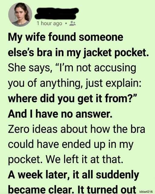 Wife Found A Strange Bra, And One Mistake Nearly Destroyed Marriage