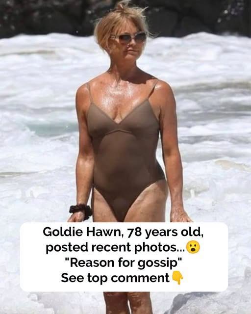 Goldie Hawn vacation pictures in swimsuit spark comments