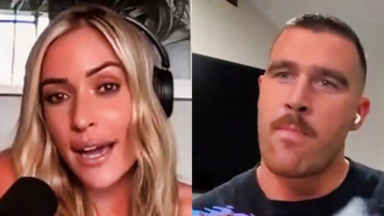 Video Surfaces Of Thirsty Kristin Cavallari Drooling All Over Travis Kelce During Interview [VIDEO]