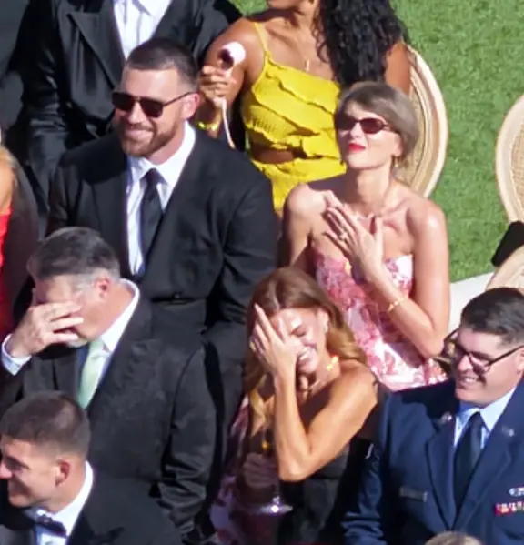 Taylor Swift flashes wedding ring 1 week after marrying Travis Kelce