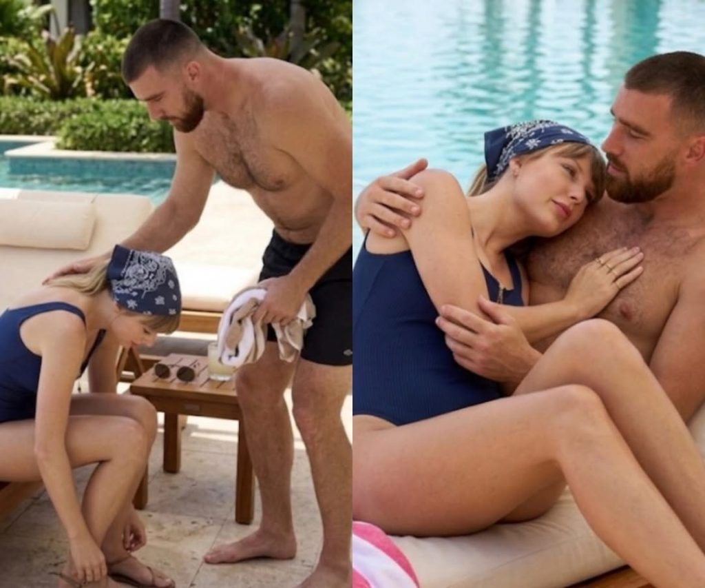Taylor Swift Gets Drunk and Is Captured Puking While Travis Kelce Stands Closely Over Her as the Couple Enjoy a Romantic Priv