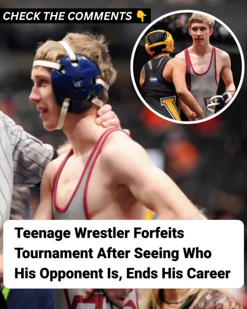 Teen Wrestler Forfeits State Tournament After Seeing His Opponent, Ends His Career