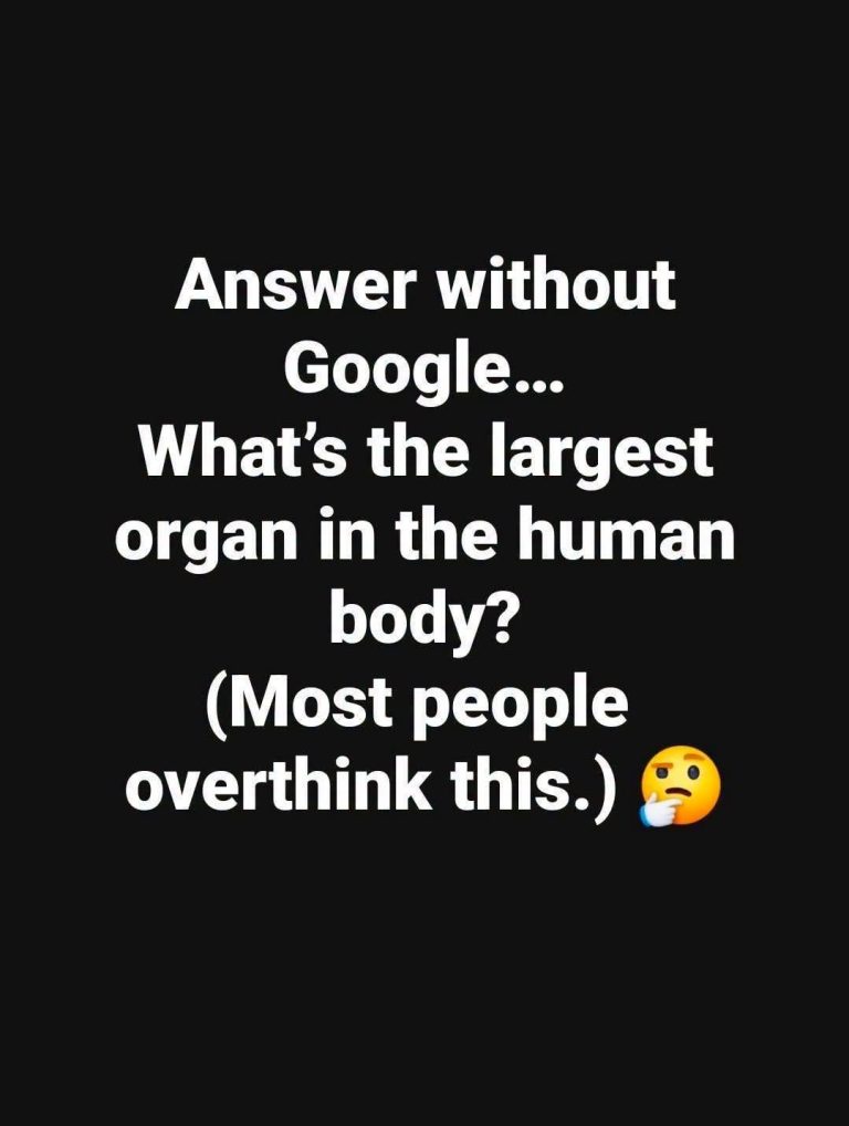Almost Everyone Gets This Human Body Question Wrong