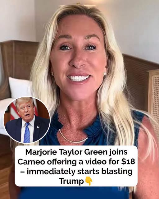 Marjorie Taylor Greene joins Cameo, charging $180 – starts blasting Trump