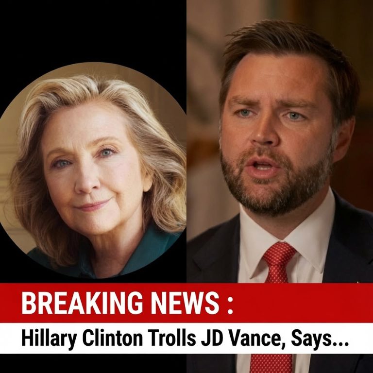 BREAKING: Hillary Clinton Trolls JD Vance, Says His Own Boss Belongs in Jail