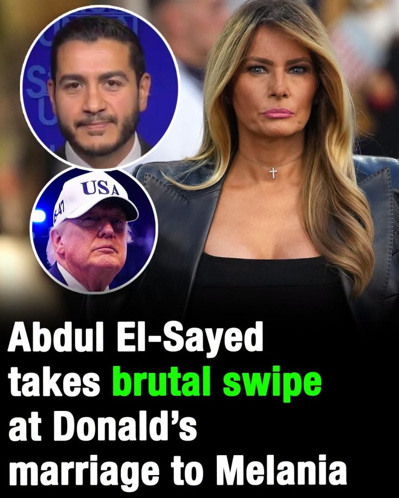 Abdul El-Sayed takes brutal swipe at Donald Trump’s marriage to Melania