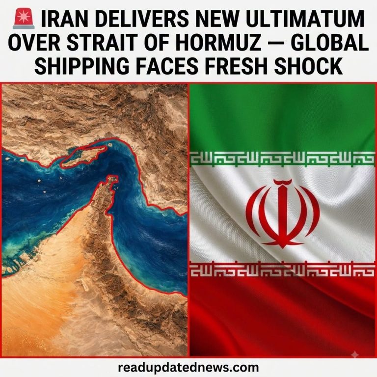 🚨 IRAN DELIVERS NEW ULTIMATUM OVER STRAIT OF HORMUZ — GLOBAL SHIPPING FACES FRESH SHOCK