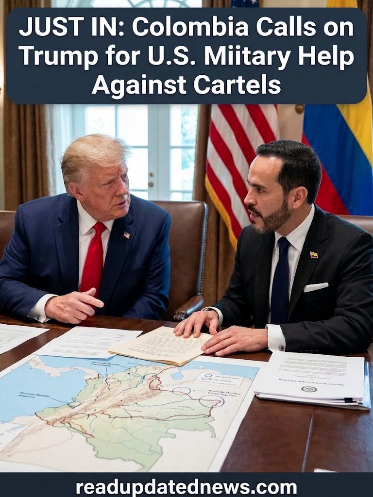 Colombia Calls on Trump for U.S. Military Help Against Cartels