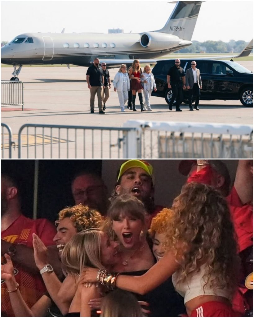 Taylor Swift Arrives in Kansas City Airport with Mom Andrea and Donna Kelce – Taylor With Arms Around Them in a Sweet, Beauti