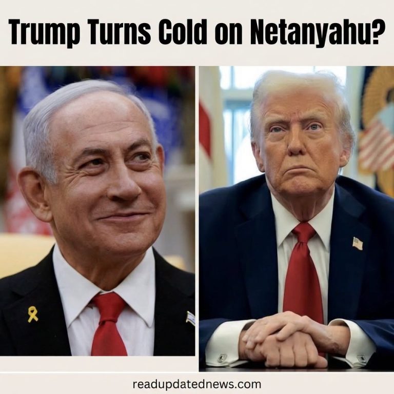 Trump Holds Back on Netanyahu