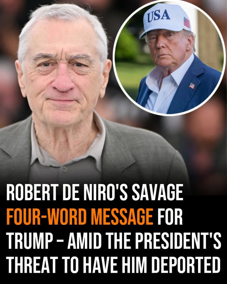 Robert De Niro’s savage four-word message for Trump – amid the president’s threat to have him deported