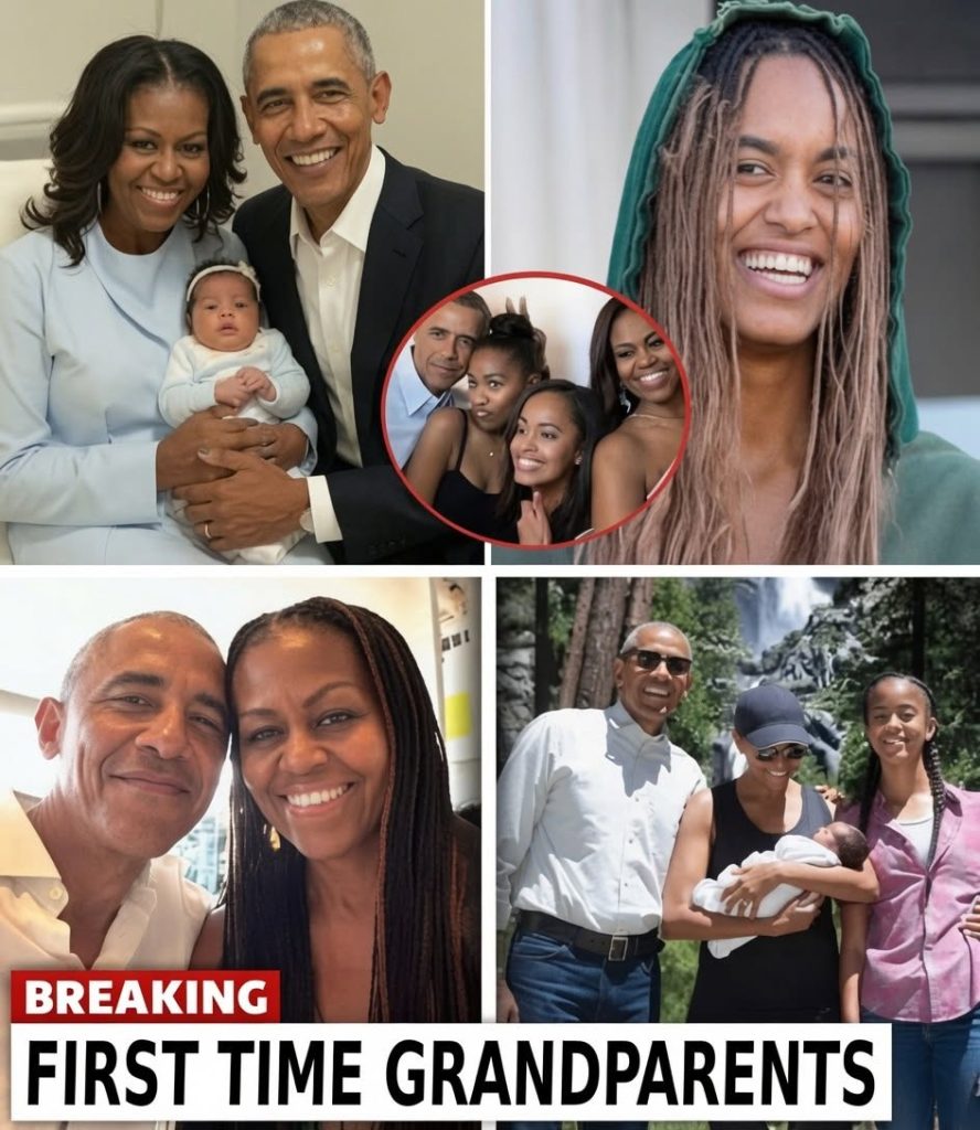 Michelle and Barack Obama Meets Malia’s Newborn for the FIRST Time Cute Moments!