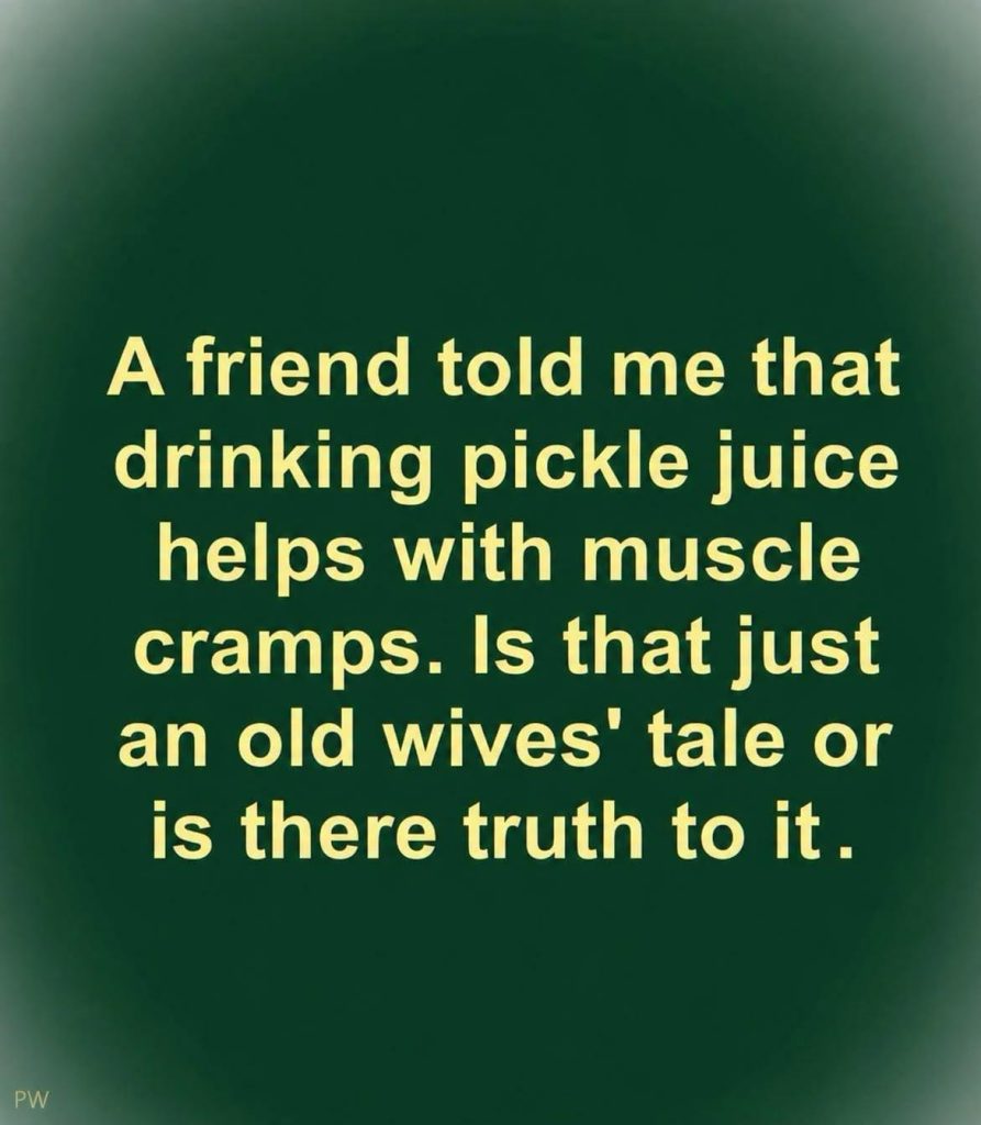 Does Pickle Juice Really Help Muscle Cramps?
