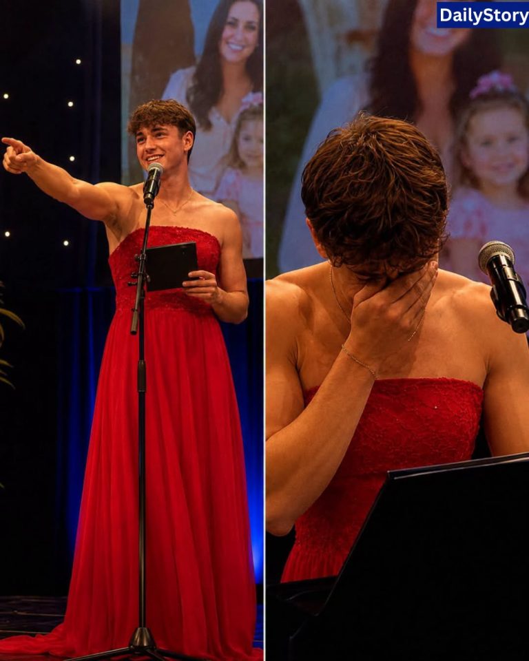 My Son Walked Across Graduation in His Sister’s Red Dress – Then Everyone Learned Why