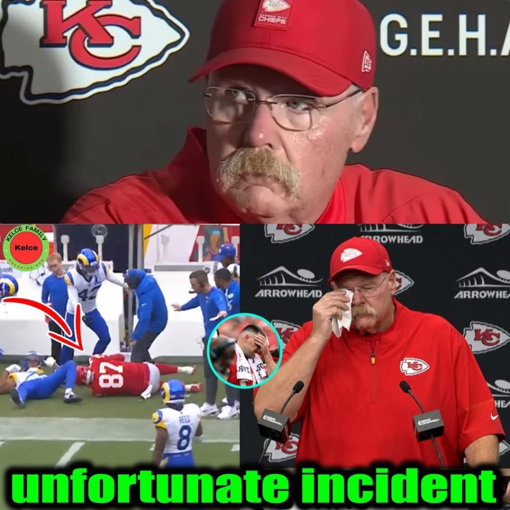 The Unseen Heartbreak: Andy Reid’s Emotional Injury Update to Travis Kelce Following the Chiefs’ Defeat