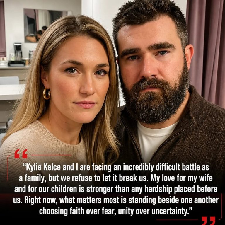 😭❤️ A heartbreaking moment no one expected: The world of professional sports, media, and public life has been shaken as Jason Kelce shared a devastating announcement about his wife, Kylie Kelce — one that has left supporters in tears and sent shockwaves far beyond Philadelphia.