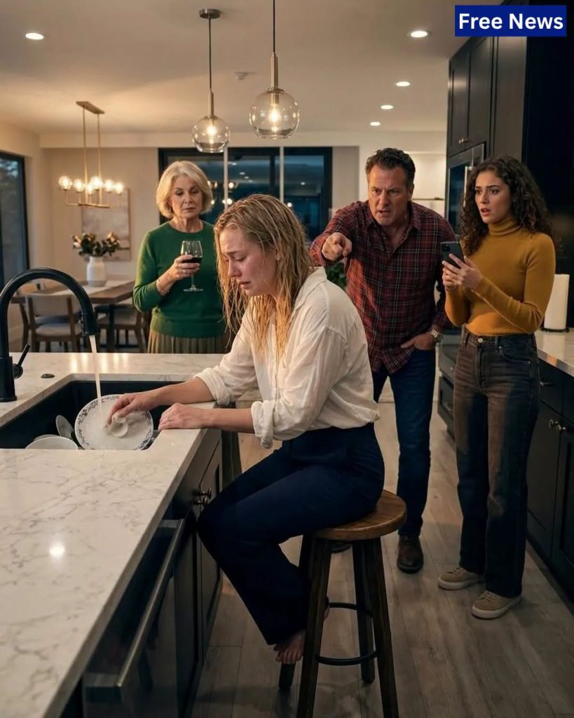 I Found My Daughter Barefoot in a Freezing Kitchen – Then Her Husband Learned Who Owned the House