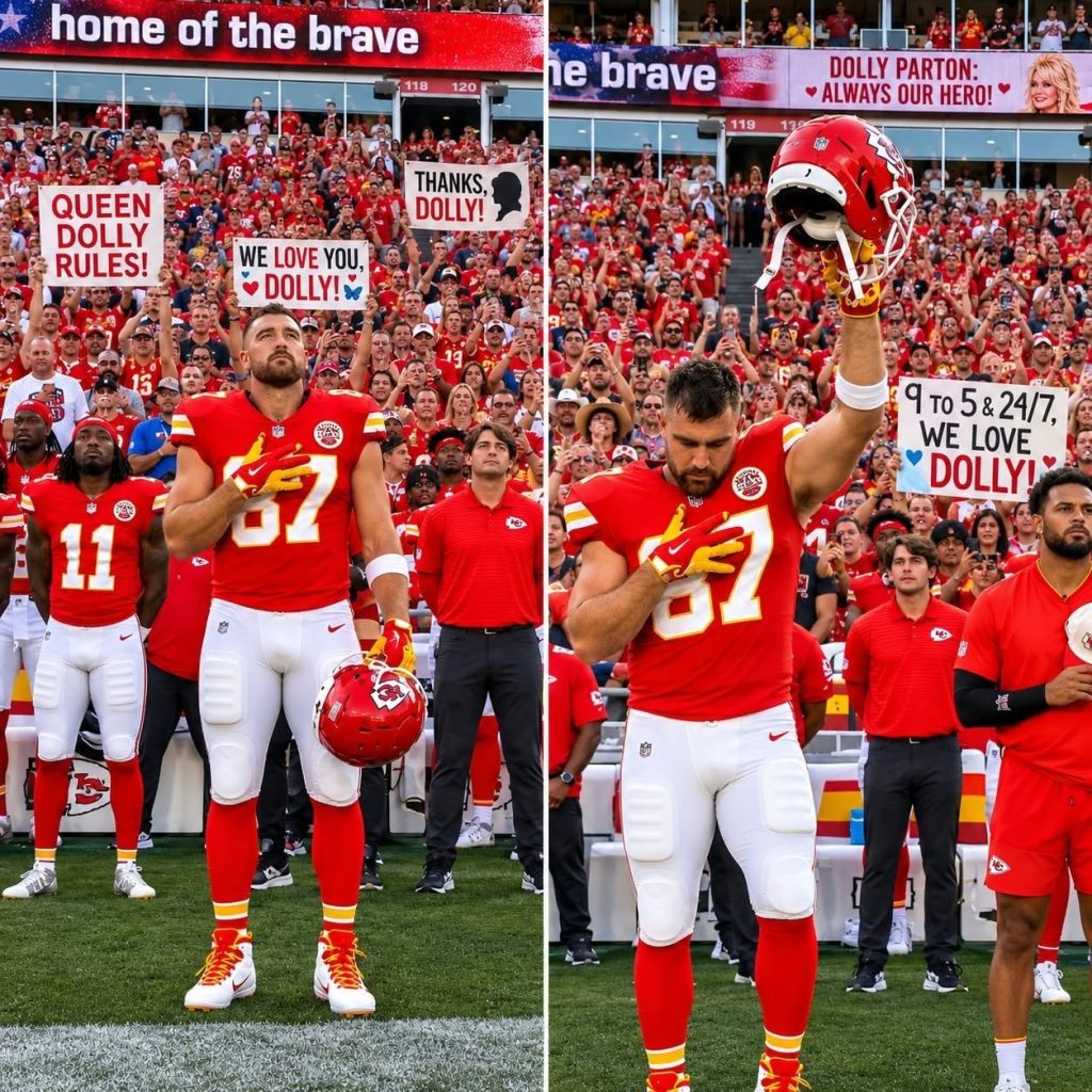 RESPECT MOMENT: Travis Kelce Leads Chiefs Players and Fans in Emotional Tribute to Dolly Parton Before Seahawks Game