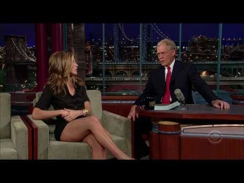 David Letterman’s question that left Jennifer Aniston very uncomfortable.