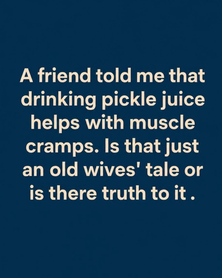 What science says about pickle juice and muscle cramps