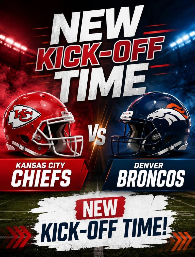 NFL Schedules Chiefs vs. Broncos for Monday Night Football