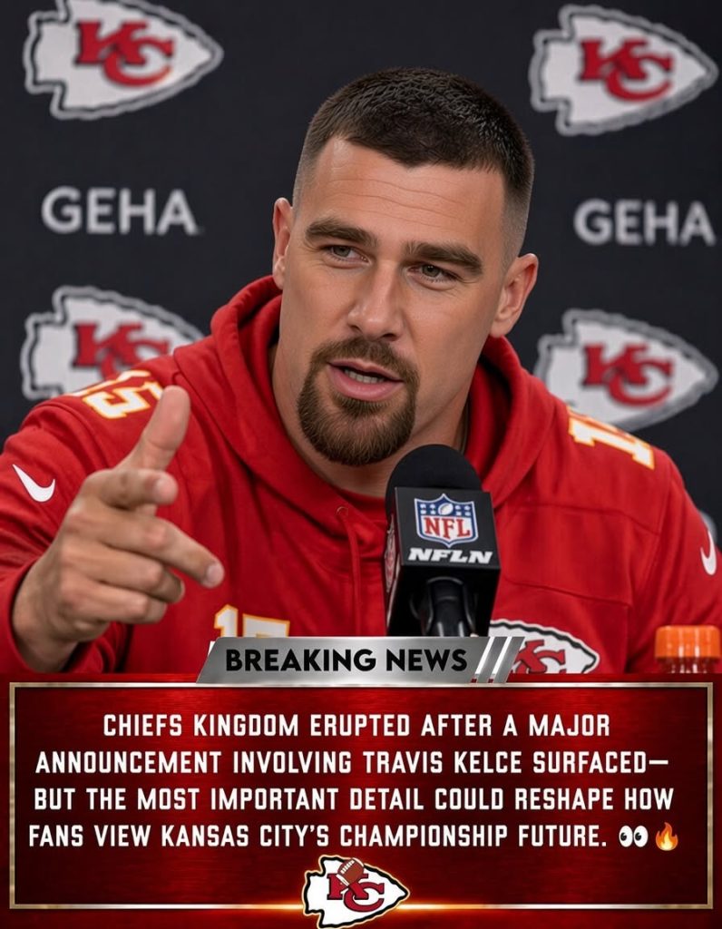 30 Minutes Ago, In Kansas City, Missouri, Chiefs Superstar Travis Kelce Was Officially Confirmed as.....