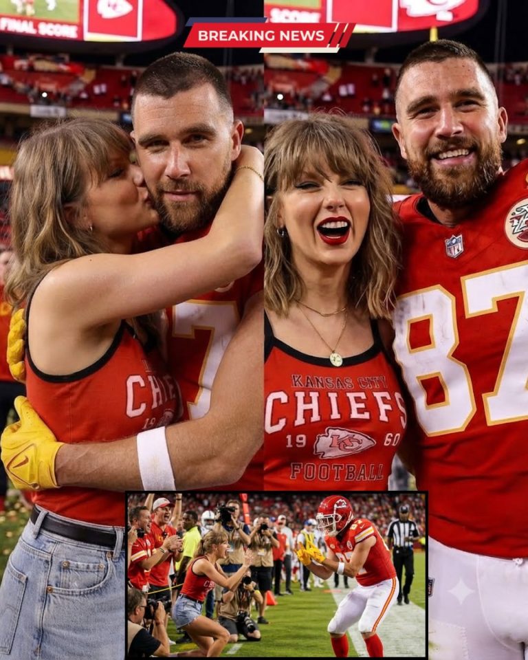 Taylor Swift Runs Into Travis Kelce’s Arms After Chiefs Game in Sweet Postgame Celebration