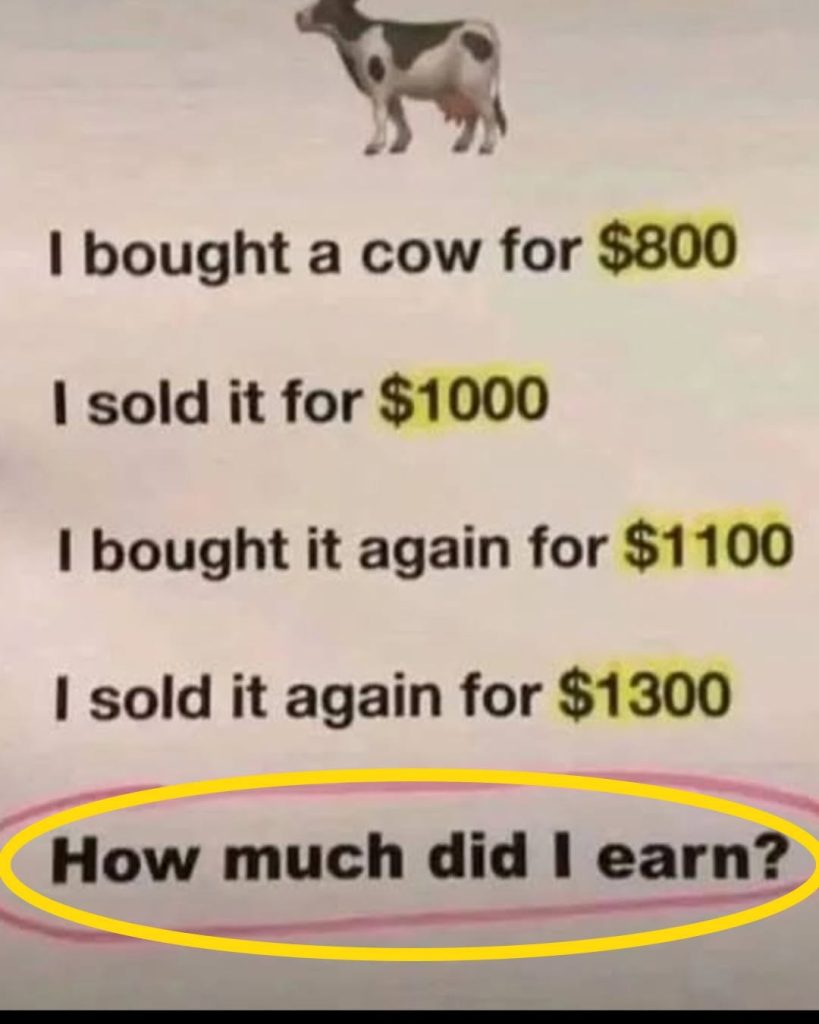 Cow math puzzle: Are you smart enough to solve it?