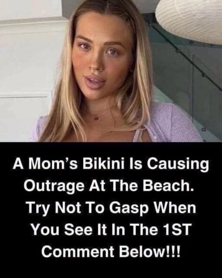 A Mom’s Bikini Is Causing Outrage At The Beach