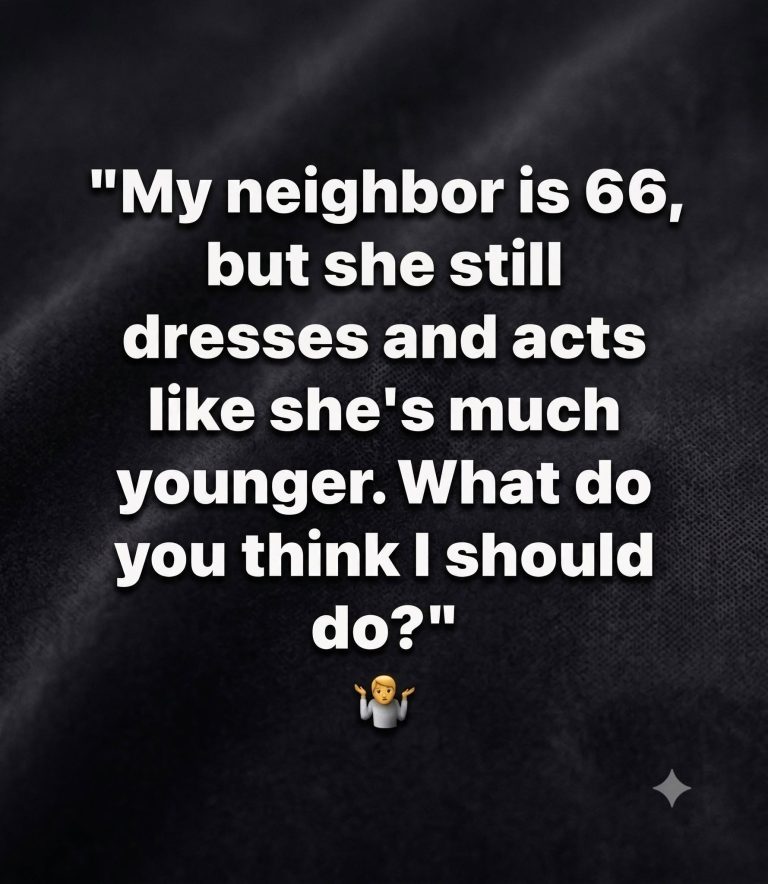 66-Year-Old Neighbor’s Youthful Style Sparks Debate: Should Anyone Judge How She Dresses?