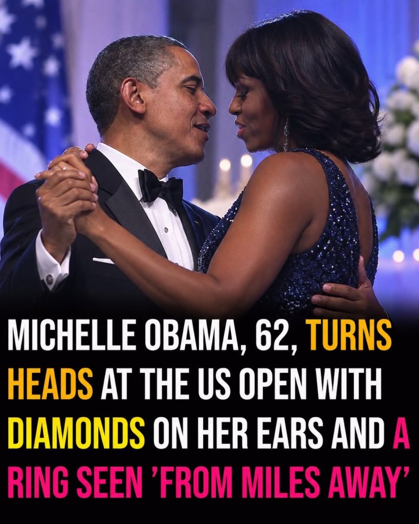 Michelle Obama Stuns at US Open With Eye-Catching Jewelry and Stylish Chanel Look