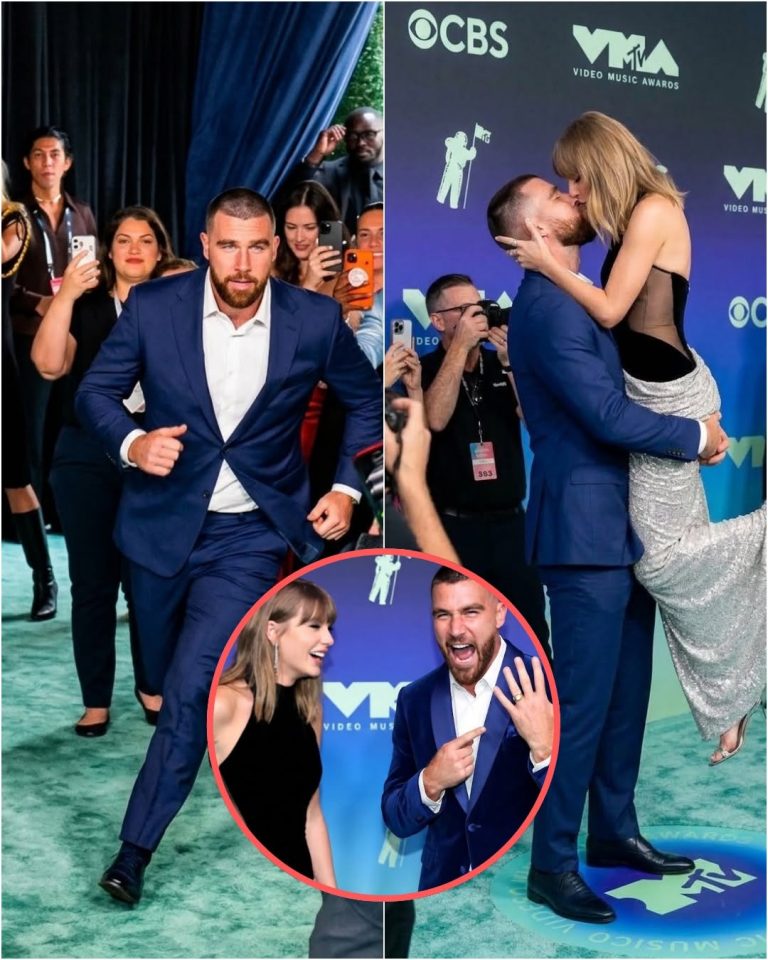 After the Chiefs’ 24–10 Win Over the Dolphins, Travis Made a Late VMAs Entrance to Reunite With Taylor Swift, Nearly Took a Tumble, Then Went Straight Into Her Arms for Sweet Hugs & Kisses!