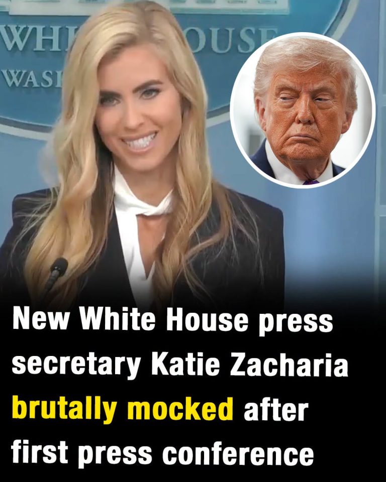 New White House press secretary brutally mocked after first press conference is cut short