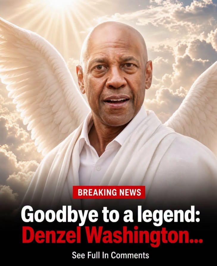 Farewell to a legend: Denzel Washington…See more.
