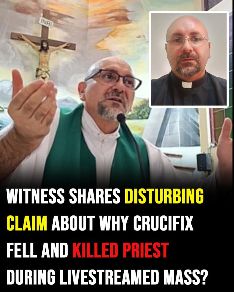 Witness shares harrowing theory about why crucifix fell from wall and killed priest in horror accident