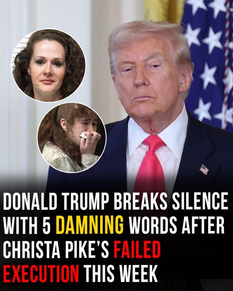 Donald Trump breaks silence with five damning words after Christa Pike’s failed execution